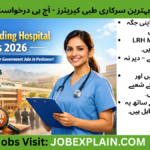 Lady Reading Hospital LRH MTI jobs 2026, healthcare career opportunity for doctors, government medical jobs in Khyber Pakhtunkhwa