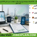 Modern workspace showing online job application concept for PITB Jobs 2026 in Pakistan with laptop, application form, and digital career interface.